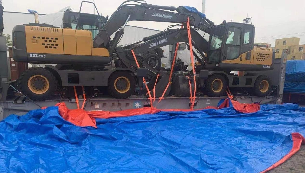 Колесные экскаваторы бренда Shanzhong отправились в Россию Колесные экскаваторы бренда Shanzhong отправились в Россию