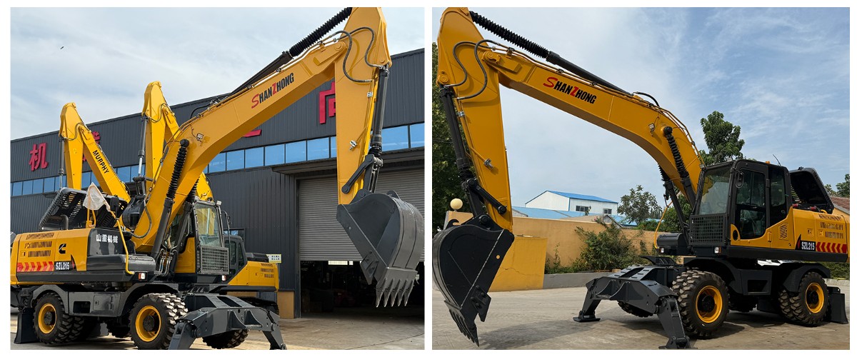 SZL215 21-тонный колесный экскаватор