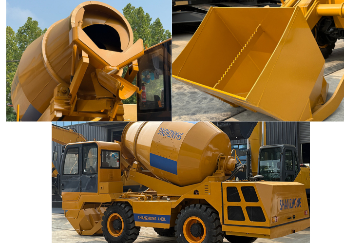 Самозагружающийся бетоносмеситель SZ6400