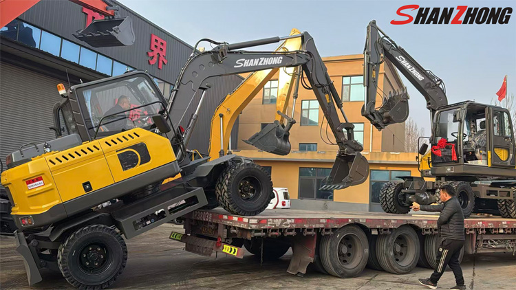Колесный экскаватор SZL75 Колесный экскаватор SZL75